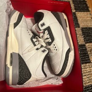 Jordan White and Grey Men's Sneakers